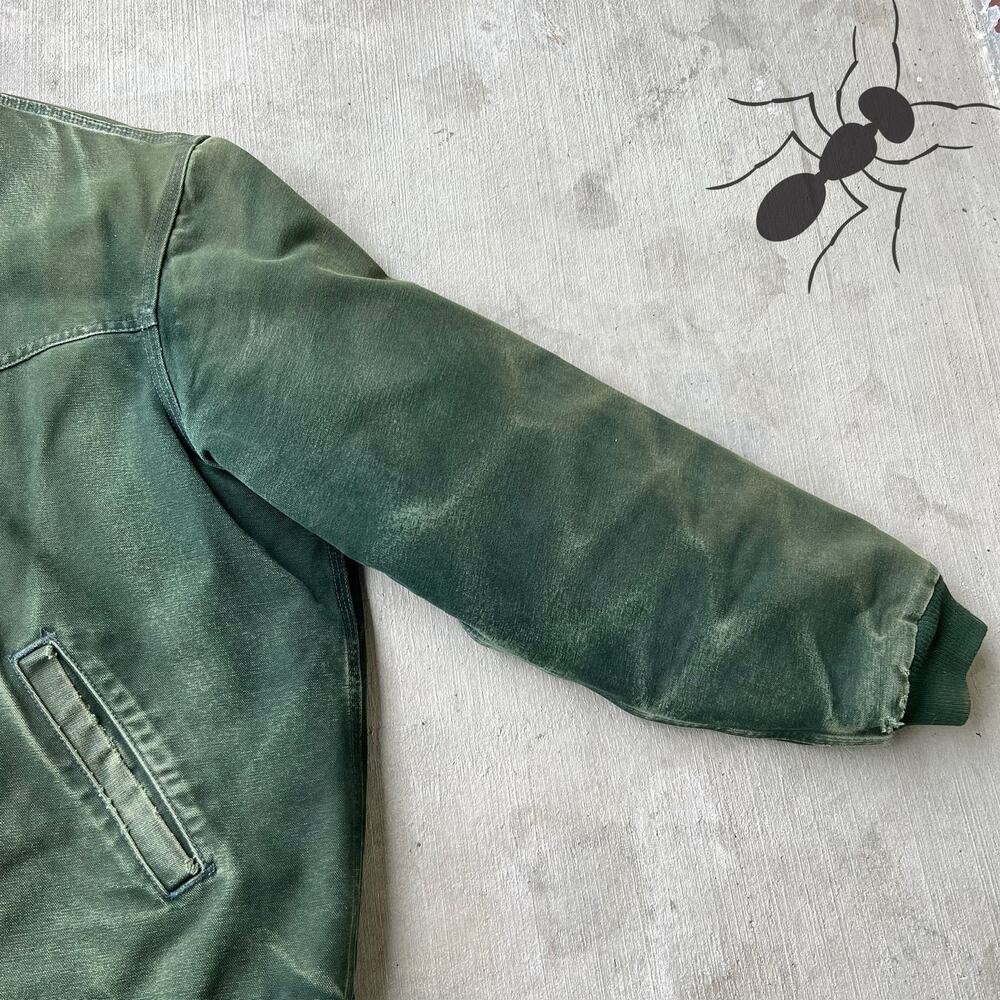 Carhartt J14 SPC green santa fe work wear jacket - Picture 11 of 15